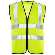 Supertouch Hi Vis Yellow Zip Vest