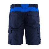 Blaklader Industry Shorts Stretch 1446 #colour_navy-blue-cornflower-blue