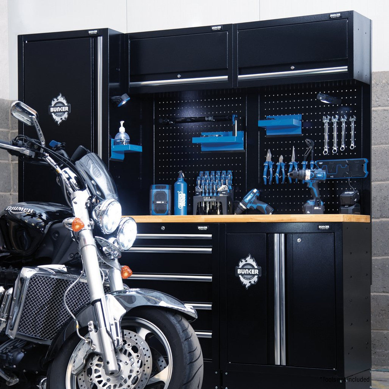 Draper Tools Bunker Modular Wall Cabinet, 680mm