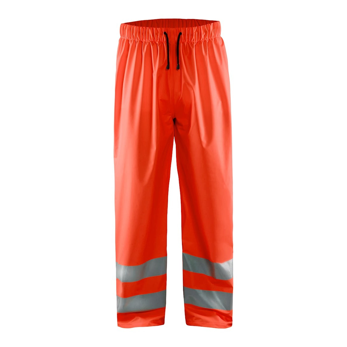 Blaklader Rain Trousers Hi-Vis Level 1 1384 #colour_red-hi-vis
