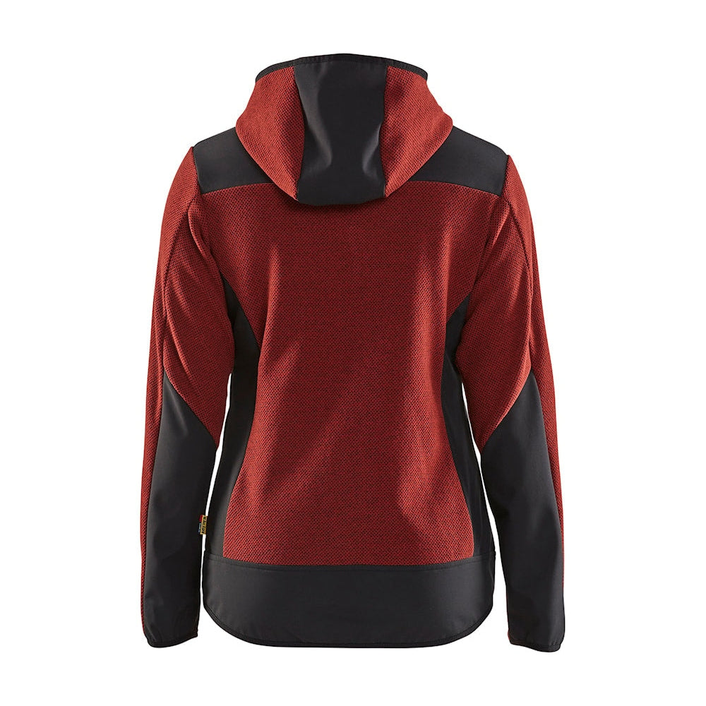 Blaklader Knitted Women's Jacket 5941 #colour_burned-red-black