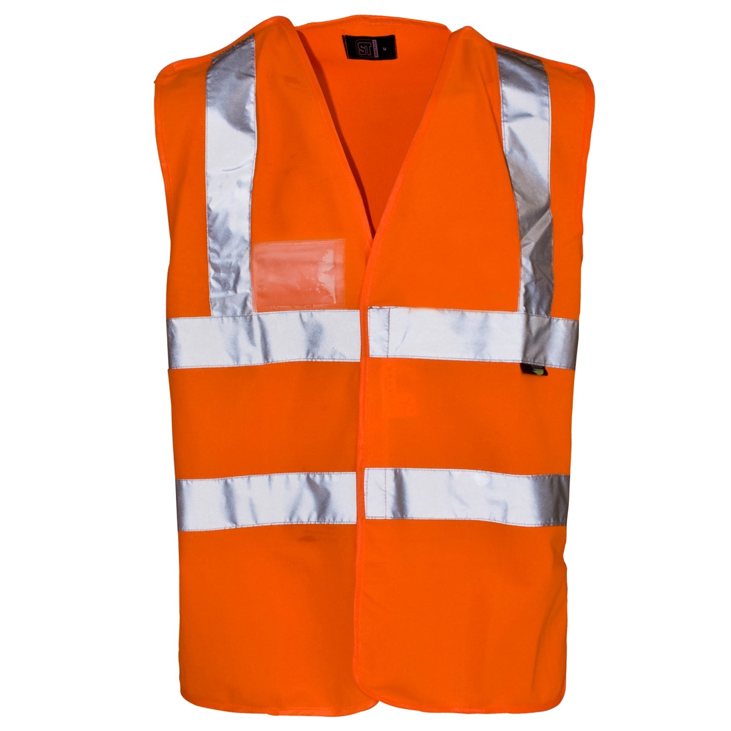 Supertouch Hi Vis Orange Pull Apart Vest - ID Pocket