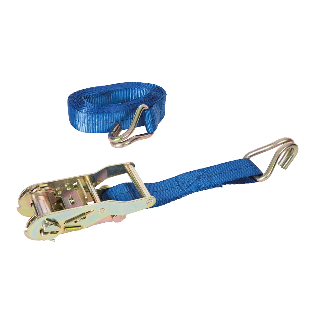 Silverline Ratchet Tie Down Strap J-Hook 4m x 30mm