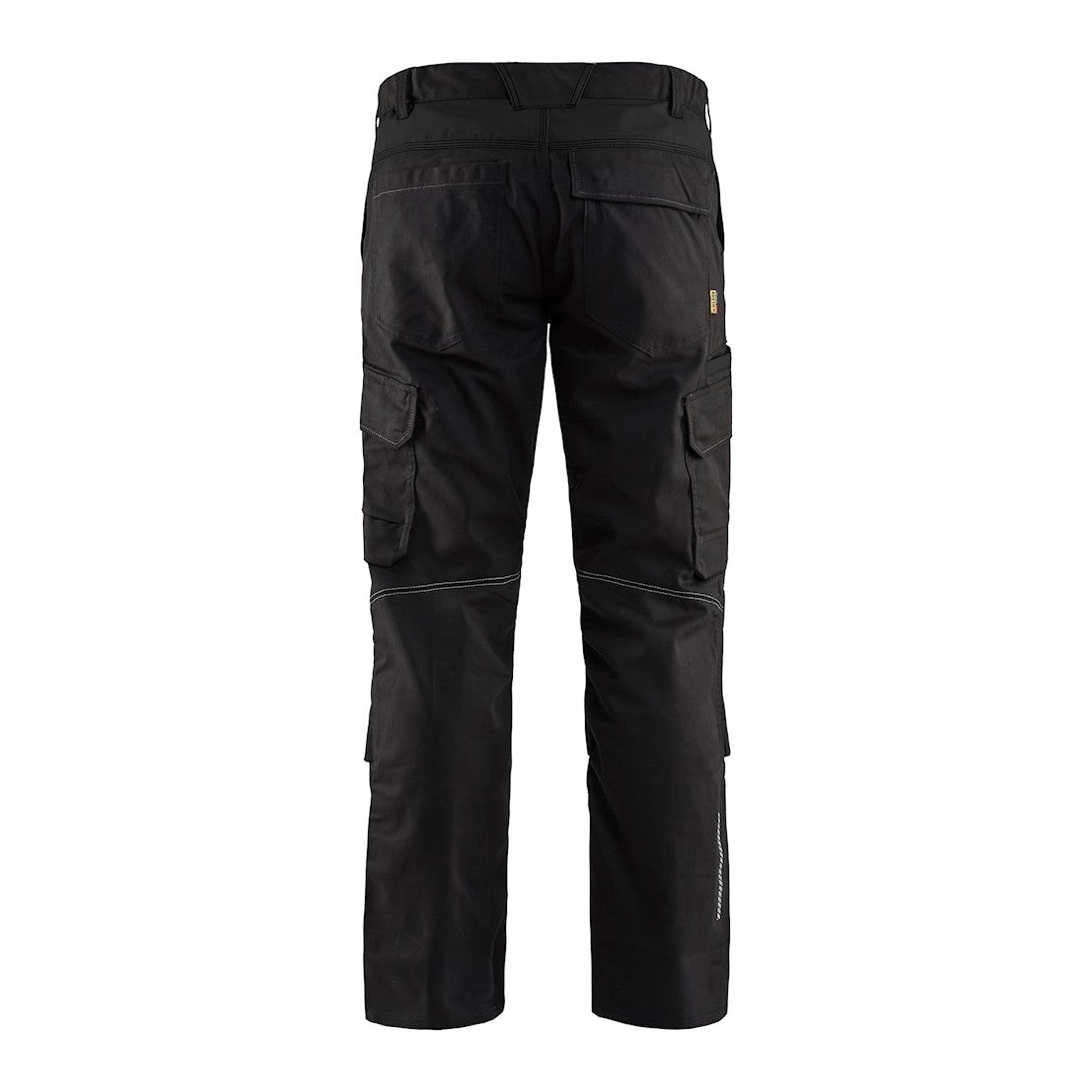 Blaklader Industry Trousers Stretch with Knee Pad Pockets 1448 - Black #colour_black