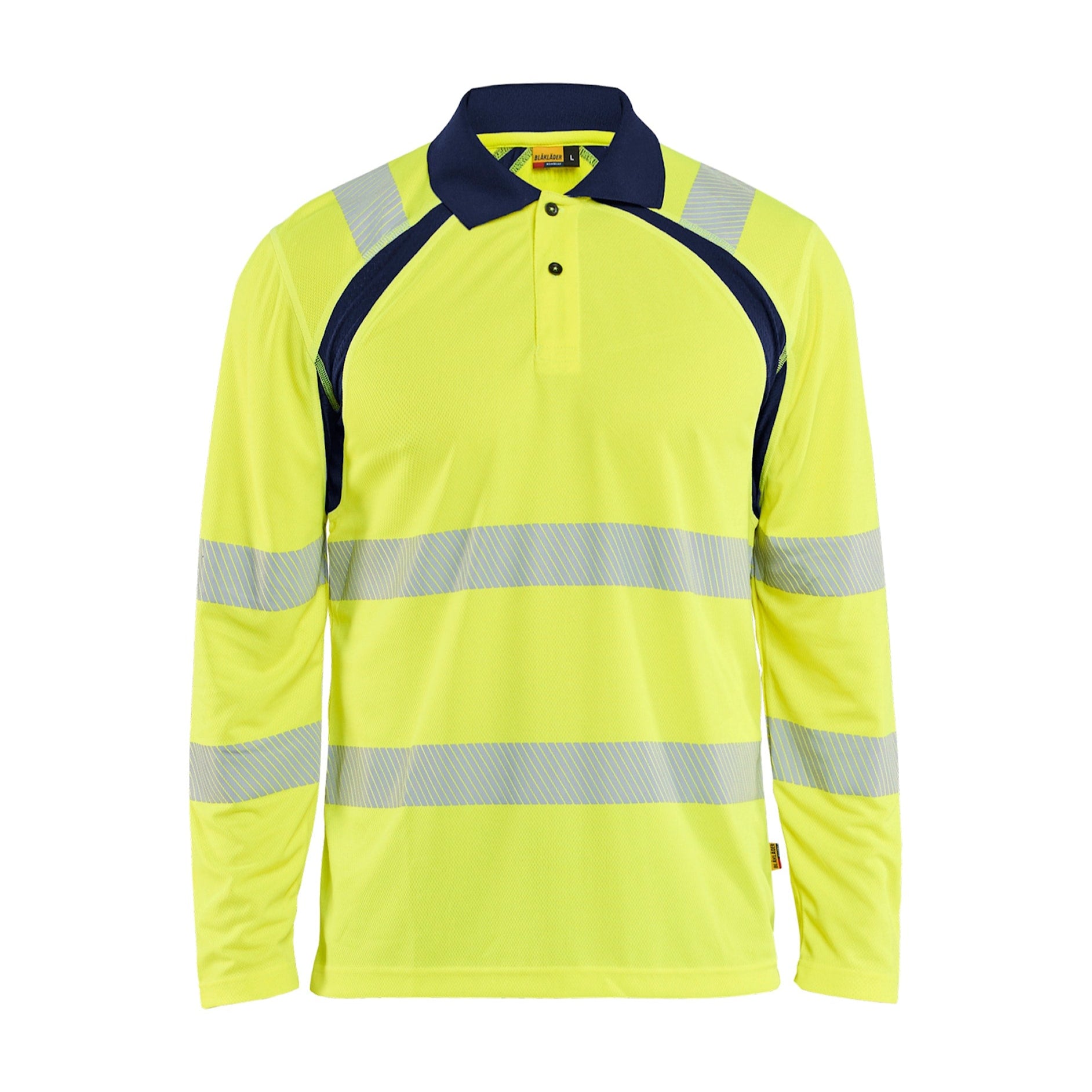 Blaklader UV-Protected Long-Sleeved Polo Shirt Hi-Vis