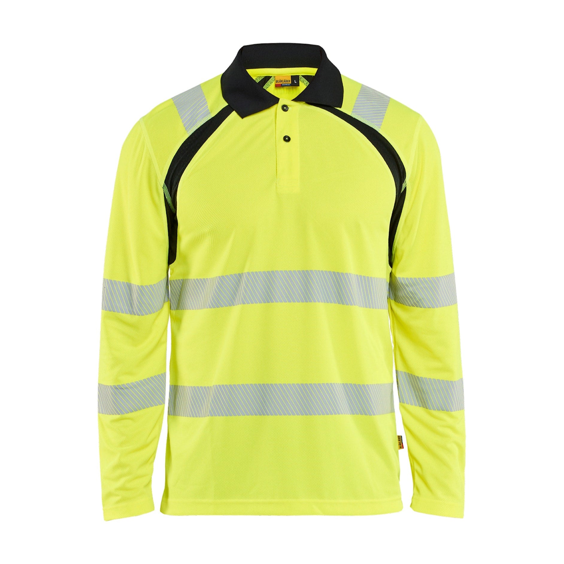 Blaklader UV-Protected Long-Sleeved Polo Shirt Hi-Vis