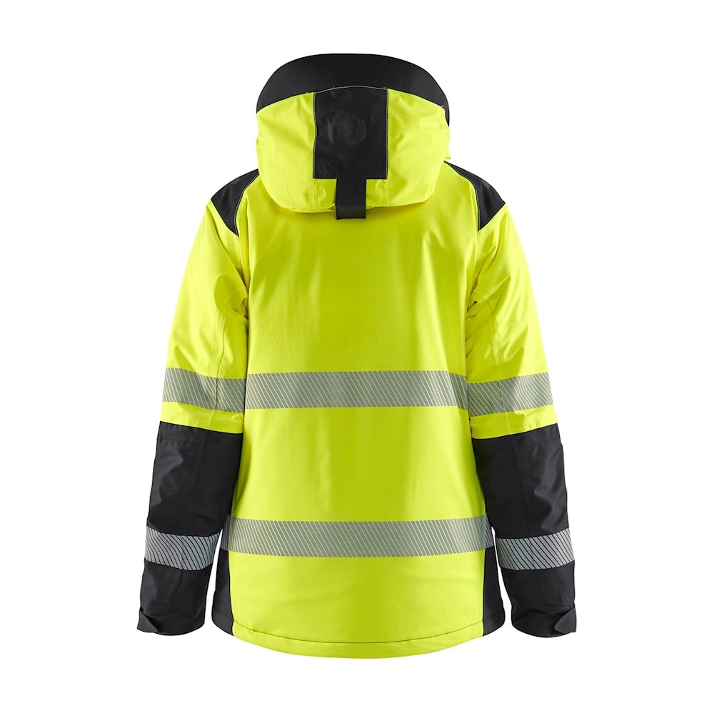 Blaklader Women's Winter Jacket Hi-Vis 4456 #colour_hi-vis-yellow-black