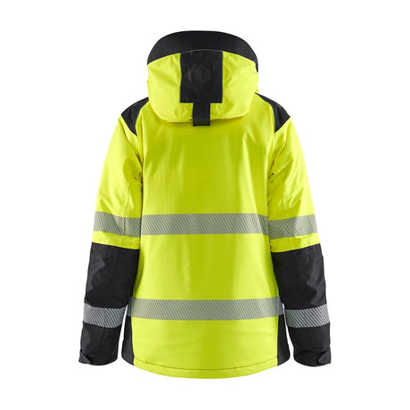 Blaklader Women's Winter Jacket Hi-Vis 4456 #colour_hi-vis-yellow-black