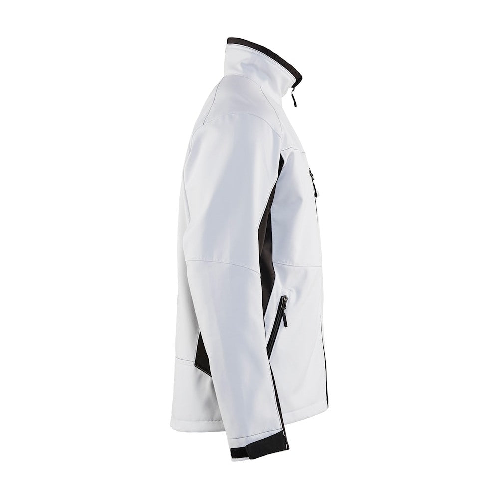 Blaklader Softshell Jacket 4950 #colour_white-dark-grey