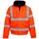 Stormflex® Hi Vis Orange PU Bomber Jacket