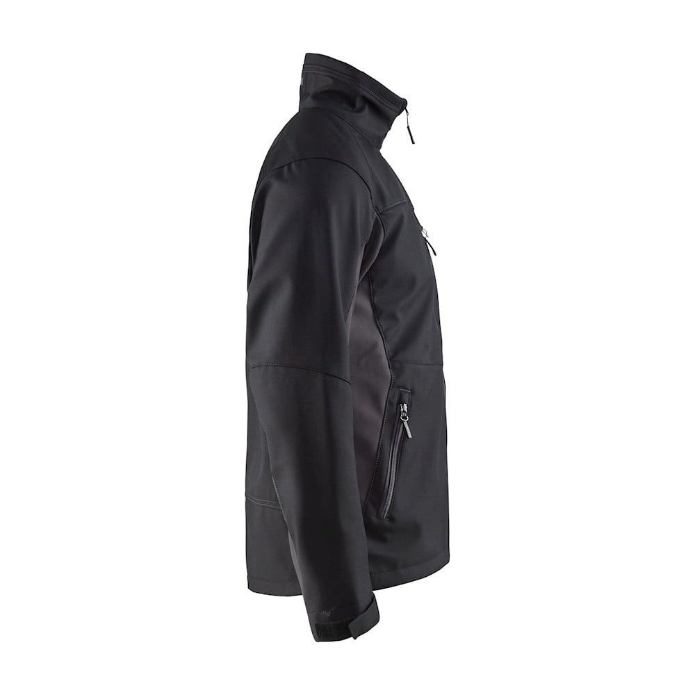 Blaklader Softshell Jacket 4950 #colour_black-dark-grey
