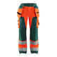 Blaklader Women's Hi-Vis Trousers 7156 #colour_orange-green