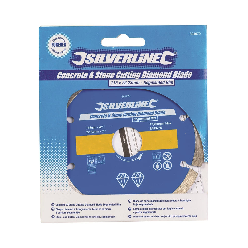 Silverline Concrete & Stone Cutting Diamond Blade