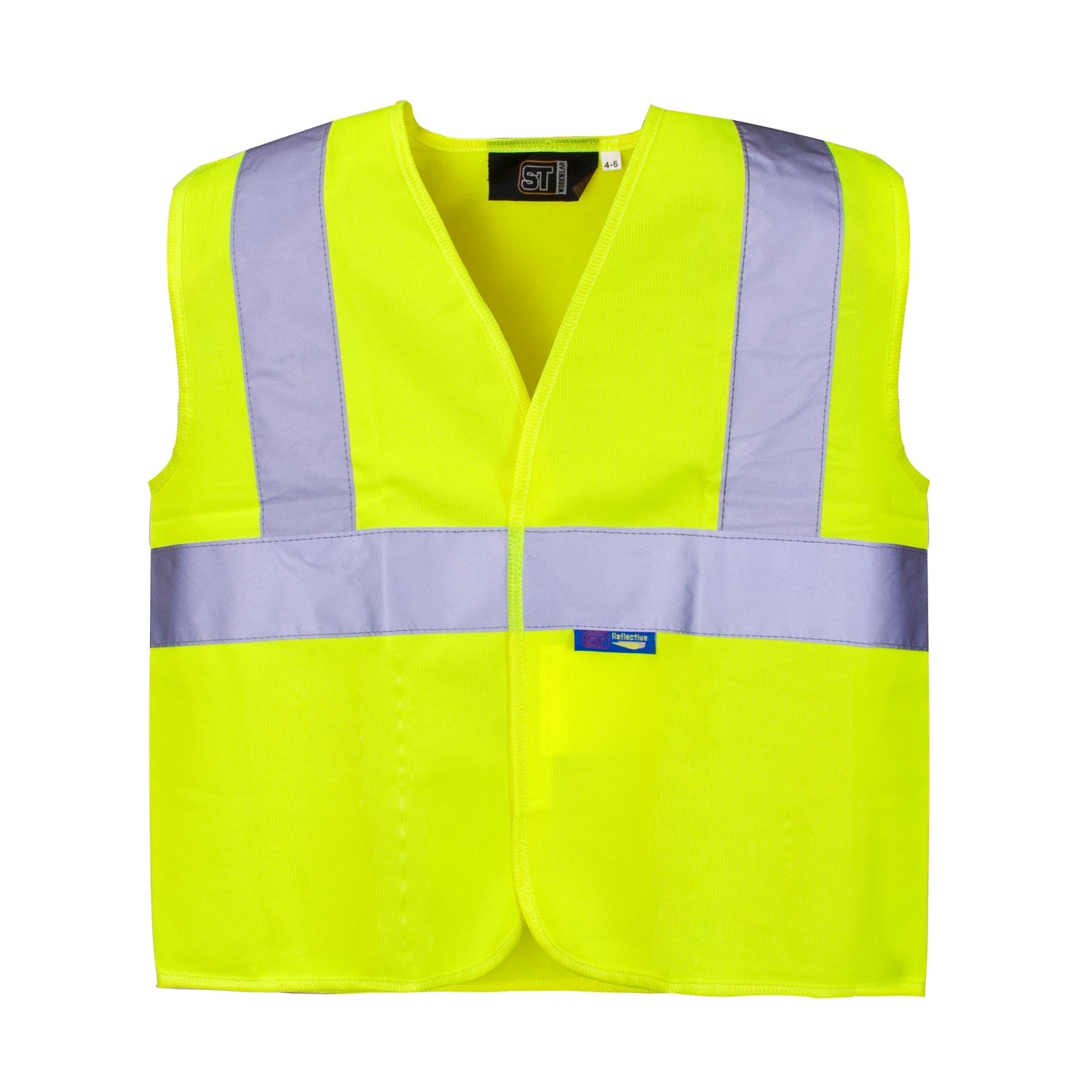 Supertouch Hi Vis Yellow Junior Vest
