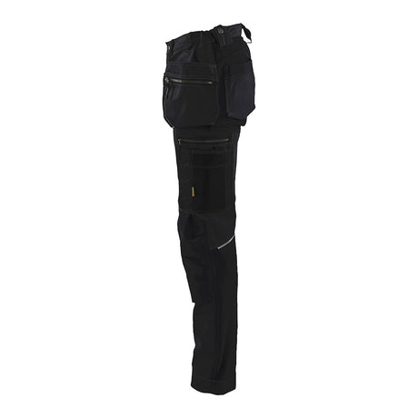 Blaklader Women's Craftsman Trousers with Stretch 7130 #colour_black-black