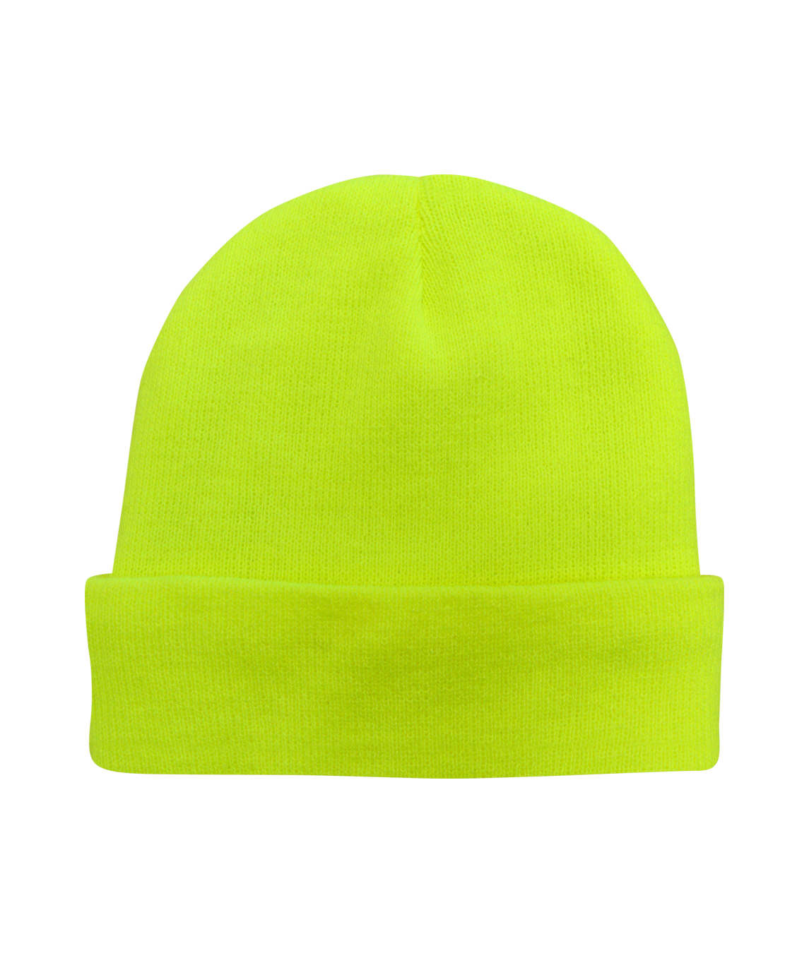 Orbit International Knitted Turned Up Beanie Hat: In 100% Acrylic Knit