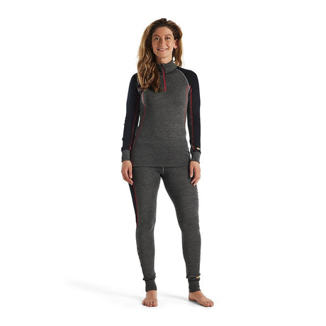 Blaklader Women's Zip-Up Thermal Top Xwarm 7299 #colour_mid-grey-black