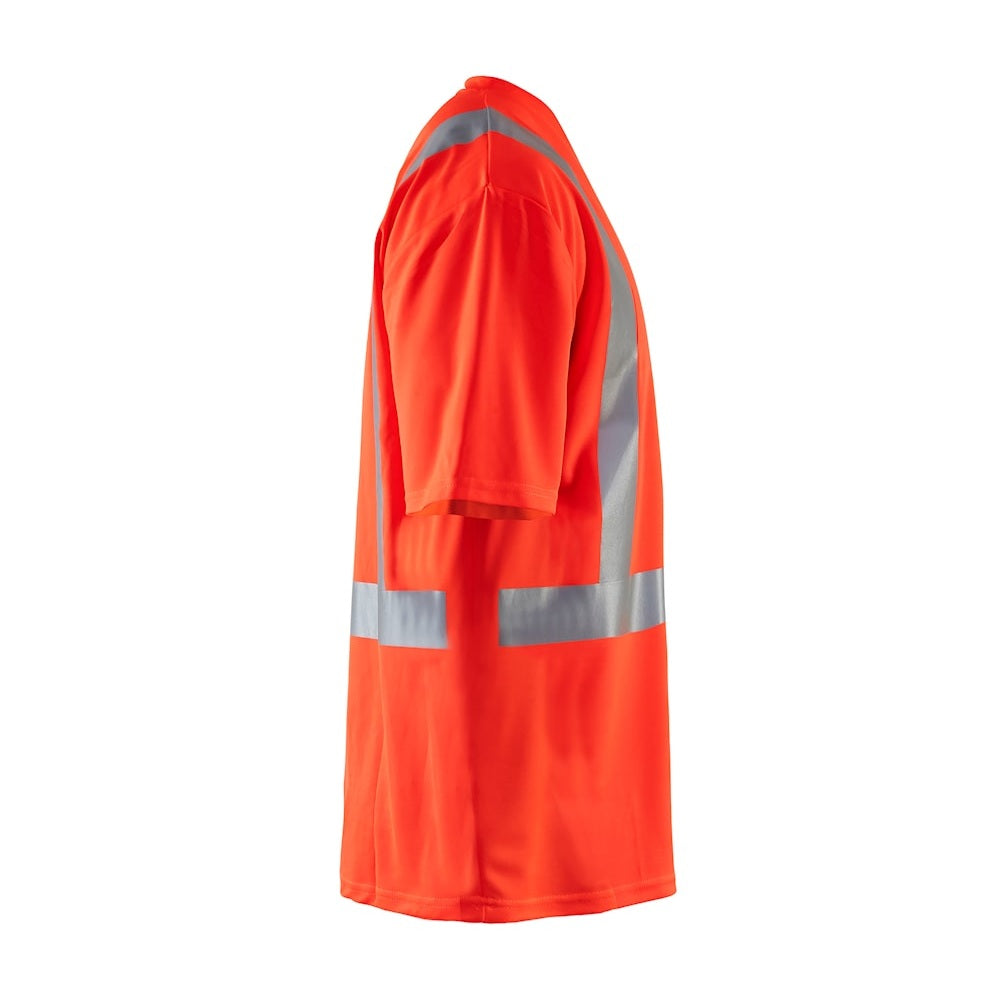 Blaklader Uv T-Shirt Hi-Vis 3382 #colour_red-hi-vis