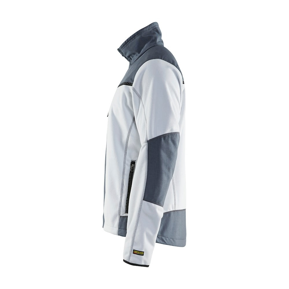 Blaklader Windproof Fleece Jacket 4955 #colour_white-grey