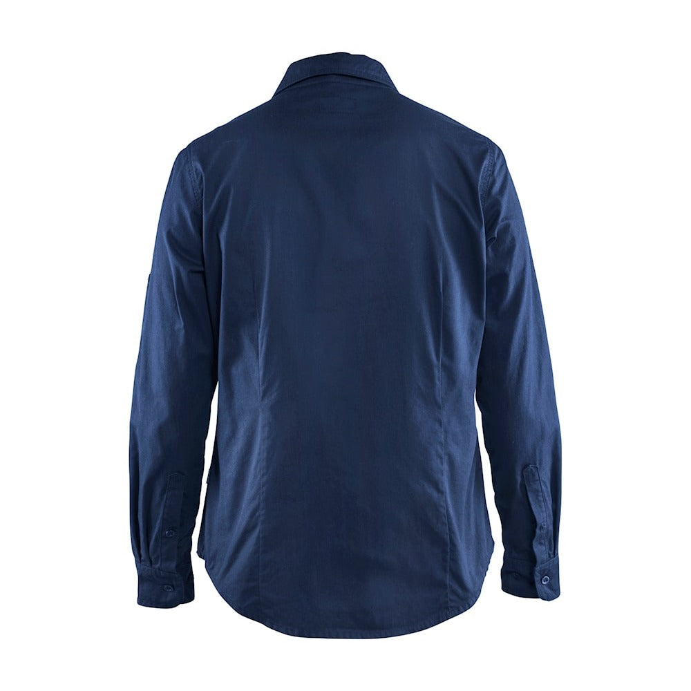 Blaklader Women's Twill Shirt 3208 #colour_navy-blue