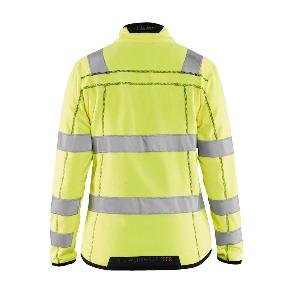 Blaklader Women's Microfleece Jacket Hi-Vis 4966 #colour_hi-vis-yellow