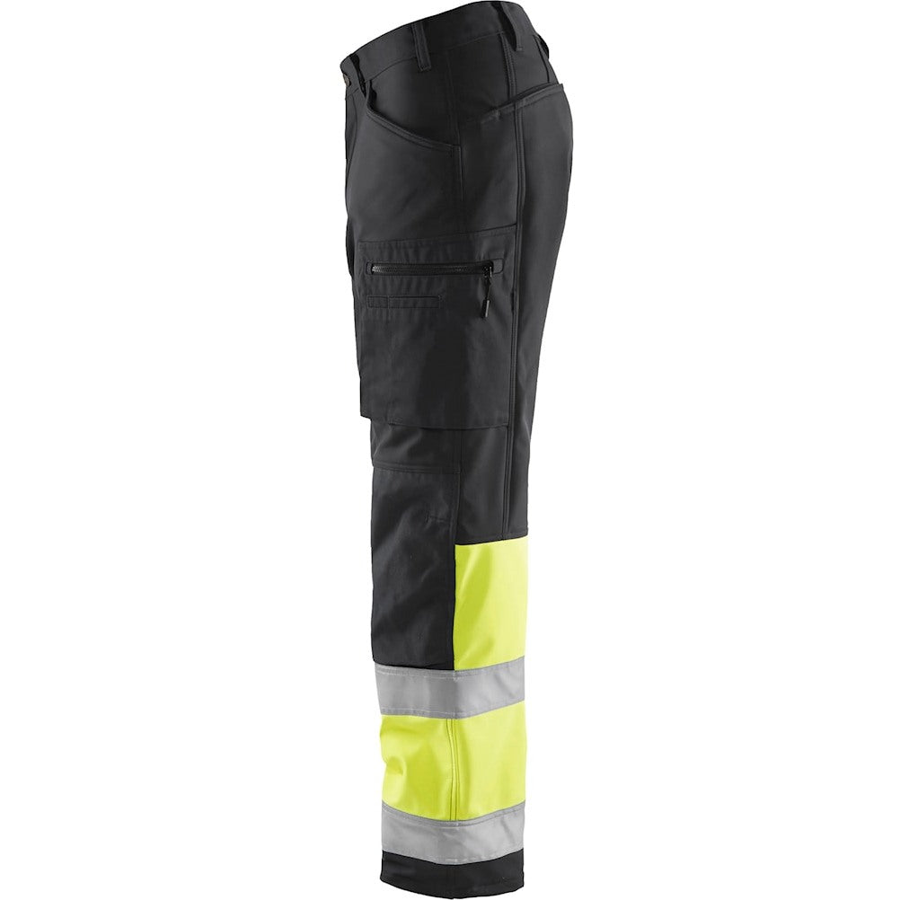 Blaklader Hi-Vis Softshell Trousers 1562