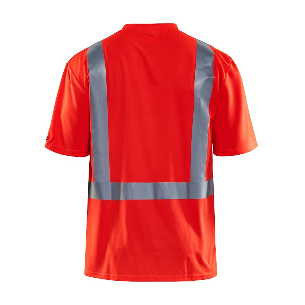 Blaklader Uv T-Shirt Hi-Vis 3382 #colour_red-hi-vis