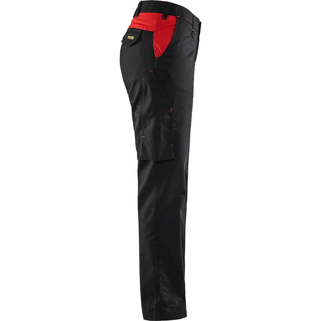 Blaklader Women's Industry Trousers 7104 #colour_black-red