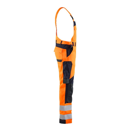 Blaklader Multinorm Inherent Bib 2889 #colour_orange-navy-blue
