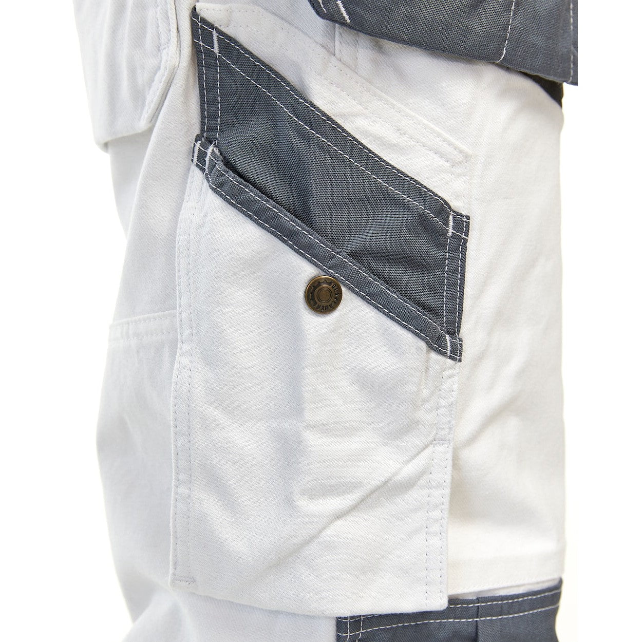 Blaklader X1500 Painters Trousers 1510 #colour_white-grey