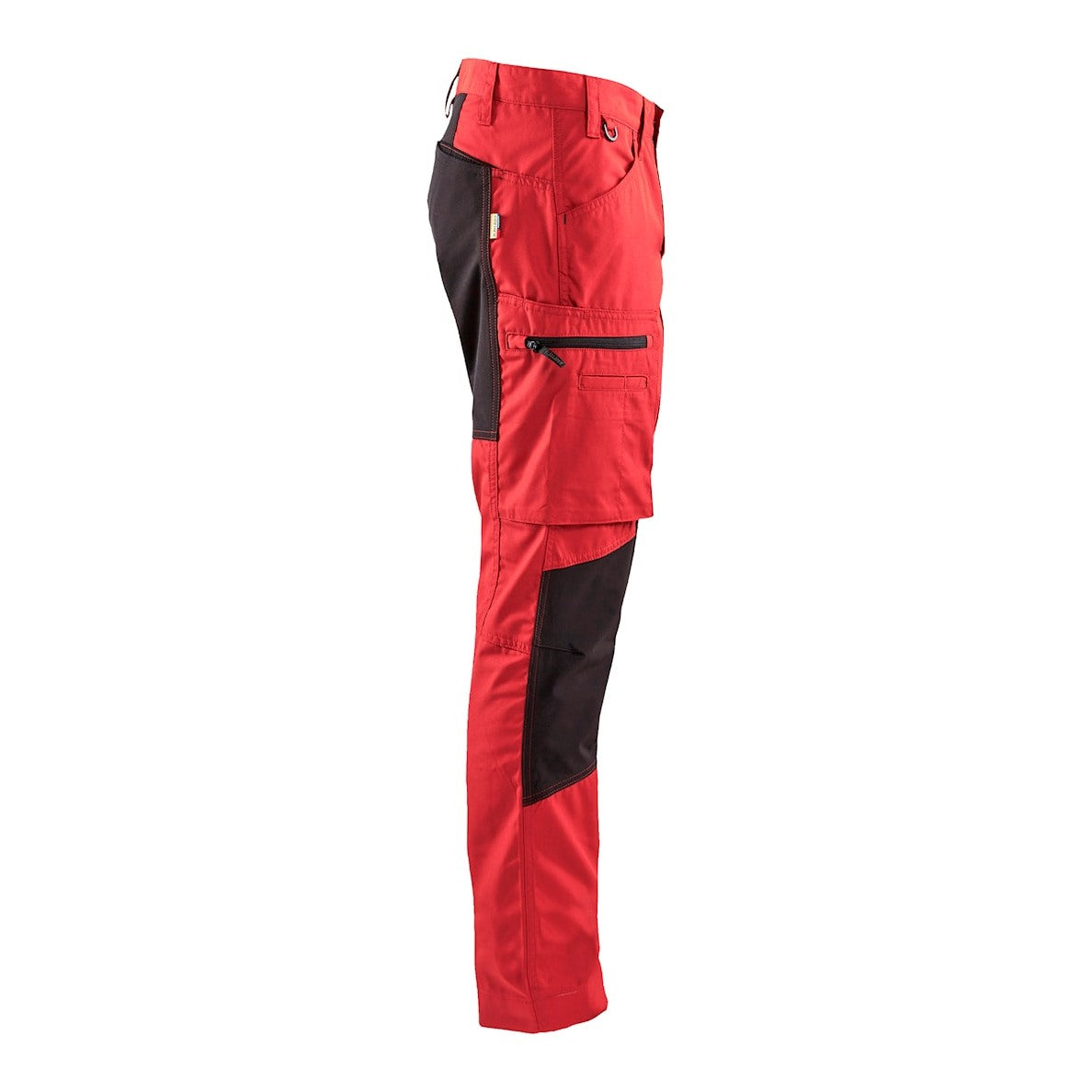 Blaklader Service Trousers with Stretch 14591845 #colour_red-black