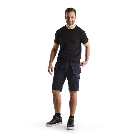 Blaklader Service Shorts with Nailpockets 1494 #colour_dark-navy-black