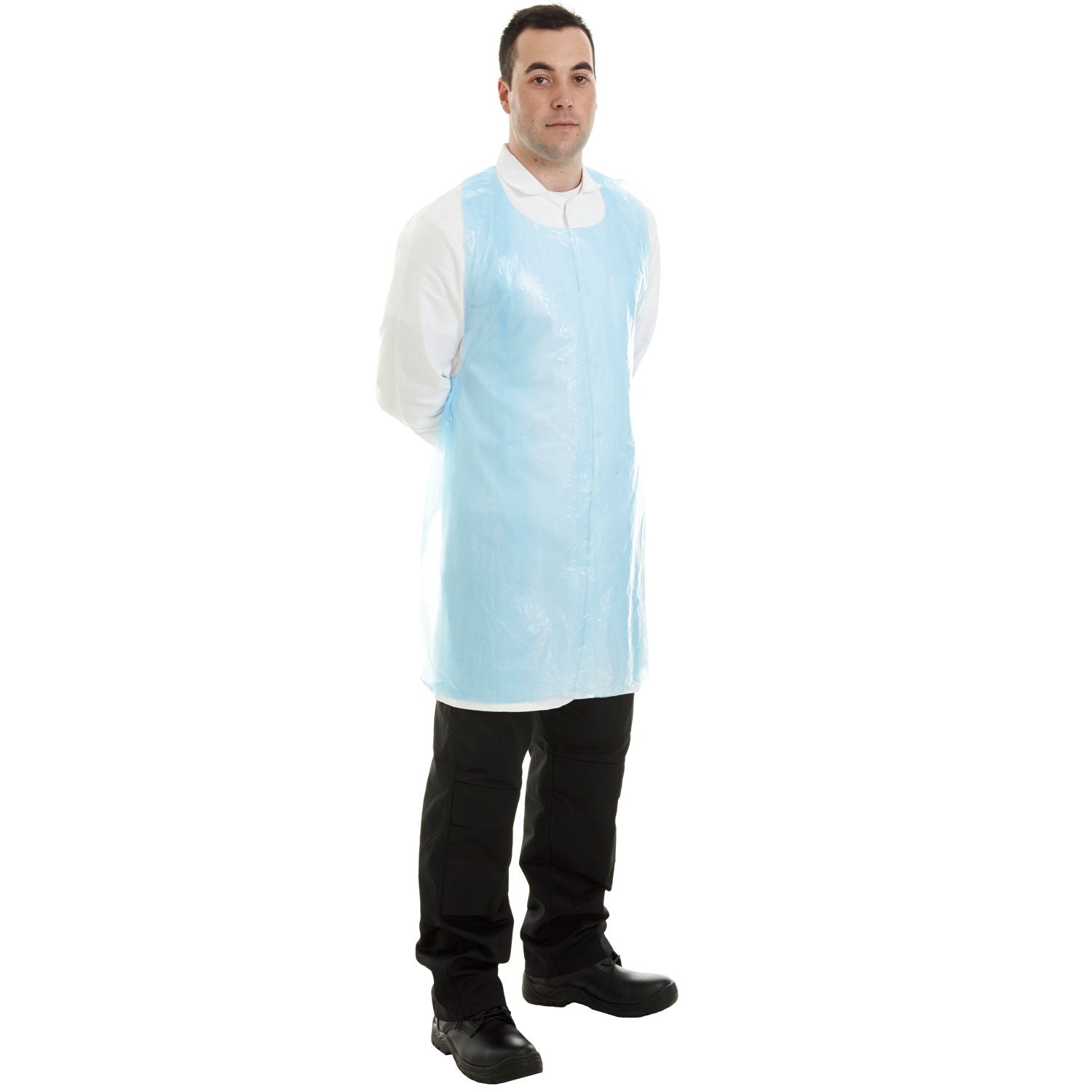 Supertouch 30 Micron PE Aprons Flat-Packed