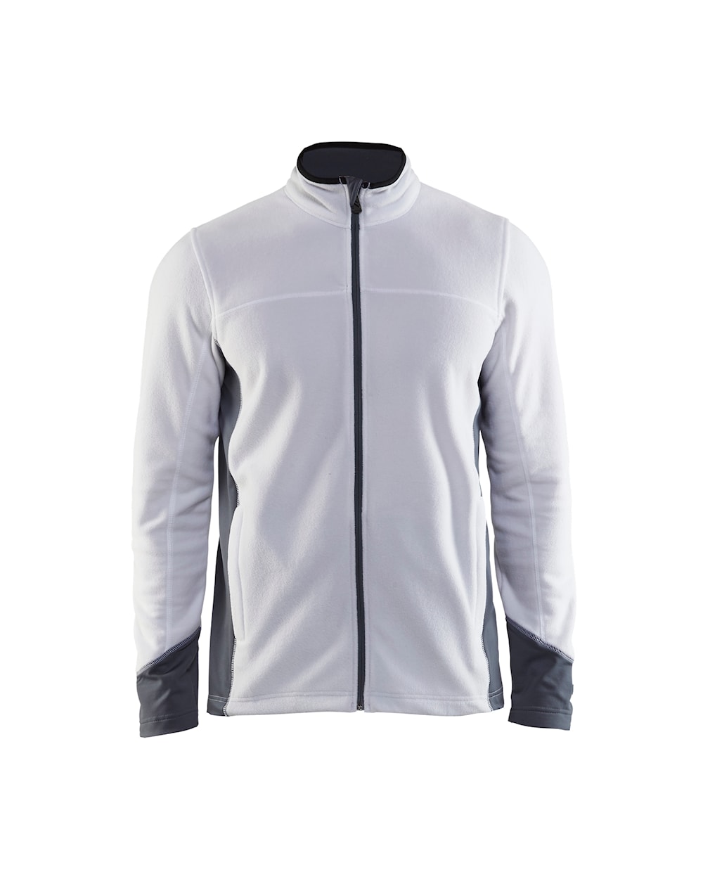 Blaklader Super Lightweight Fleece Jacket 4895 #colour_white-grey