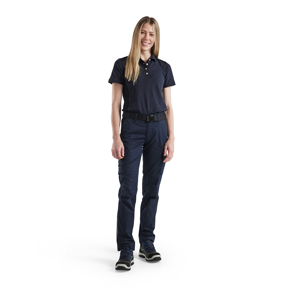 Blaklader Women's Industry Trousers Stretch 7144 #colour_dark-navy-black