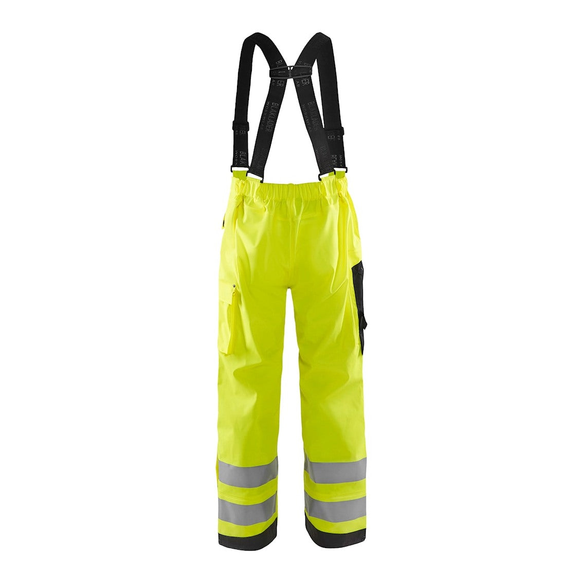 Blaklader Rain Trousers Hi-Vis Level 3 1306 #colour_hi-vis-yellow