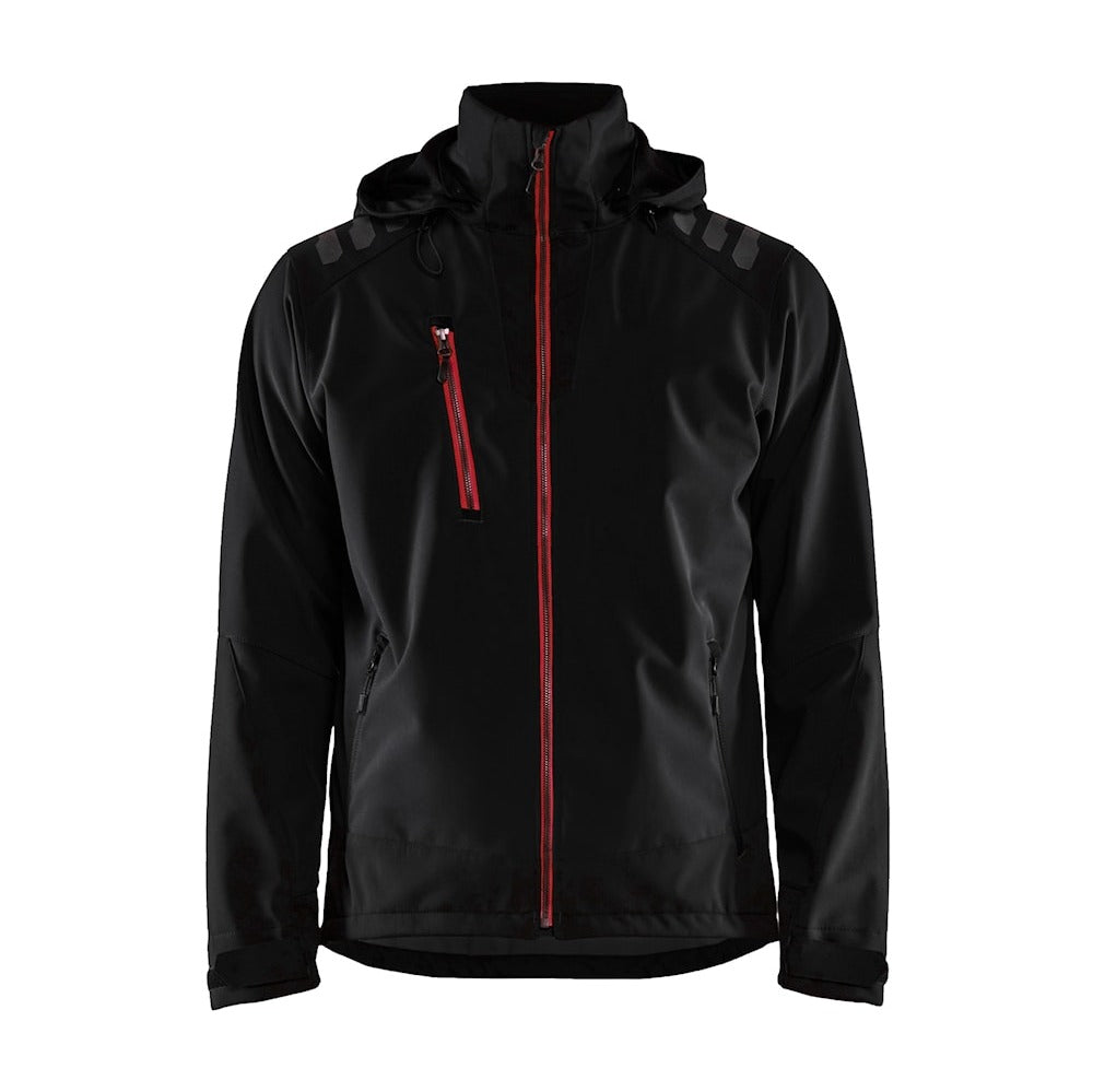 Blaklader Softshell Jacket 4749 #colour_black-red
