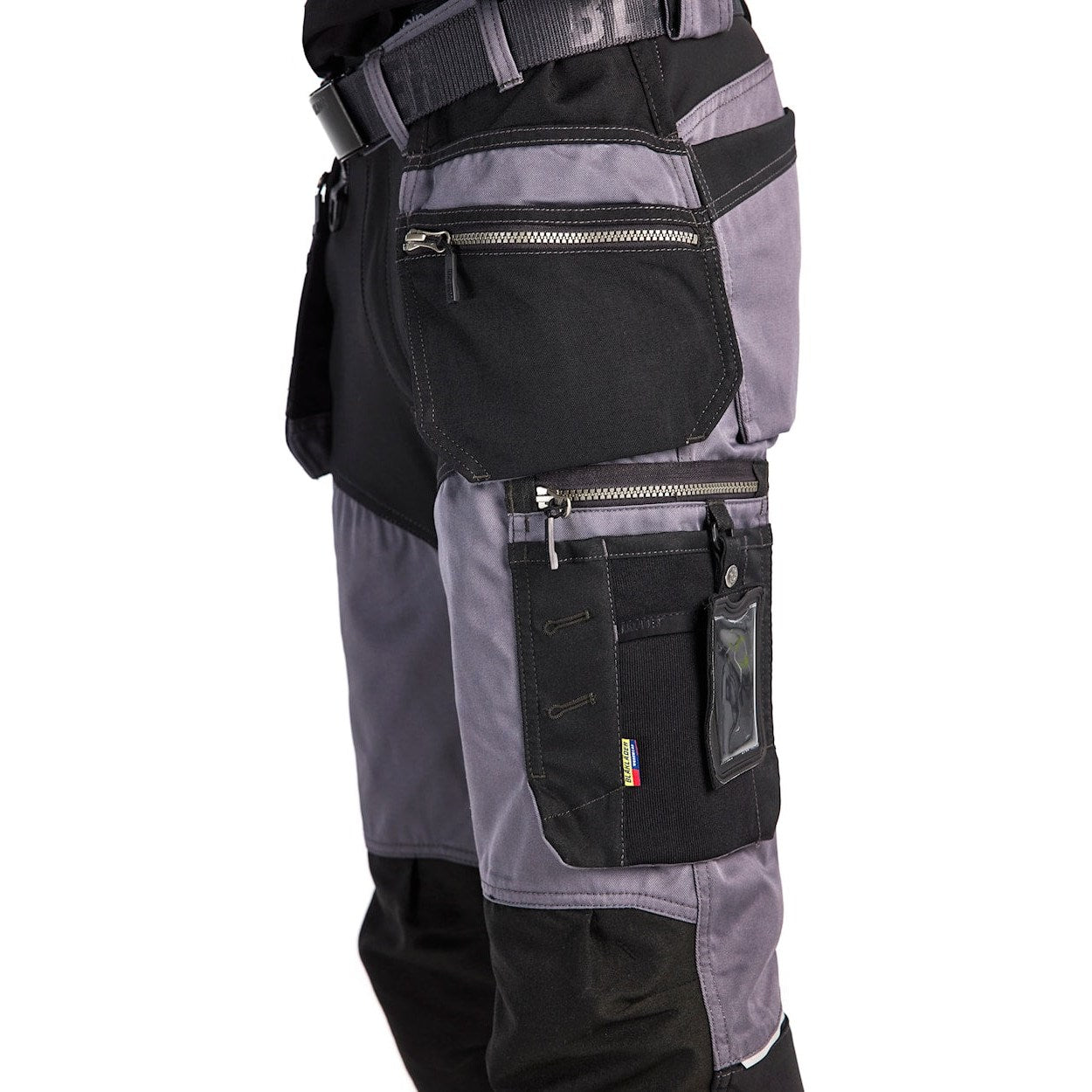 Blaklader Craftsman Trousers with Stretch 15991860 - Mid Grey/Black