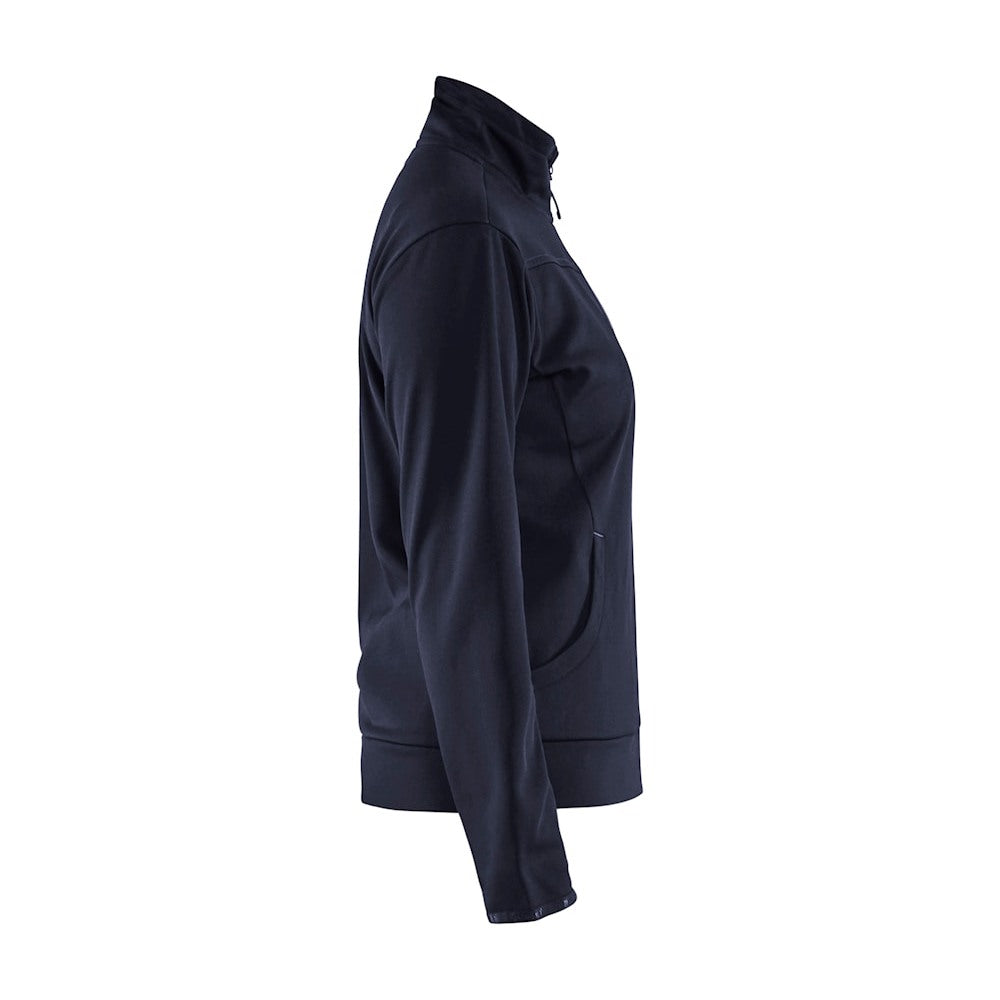 Blaklader Women's Sweatshirt with Full Zip 3394 #colour_dark-navy-black