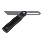 Silverline Sliding T Bevel With Spirit Level