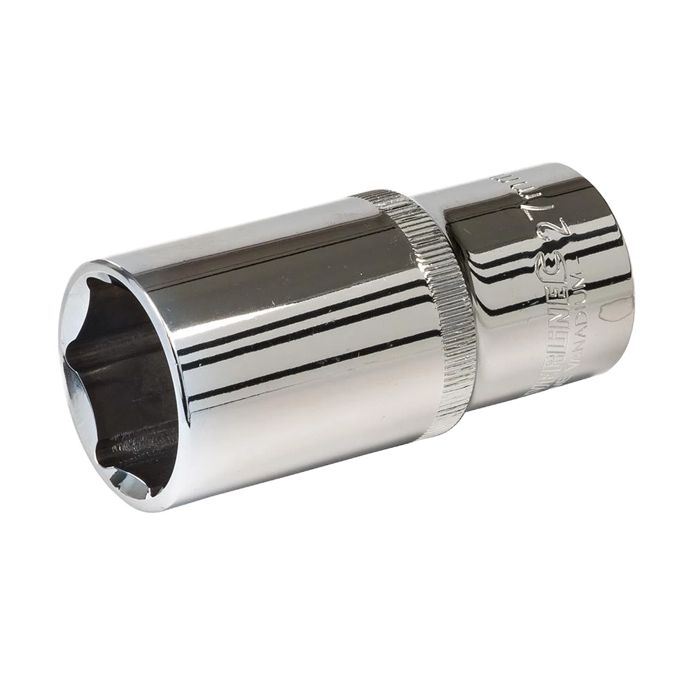 Silverline Deep Socket 1/2" Drive 6Pt Metric