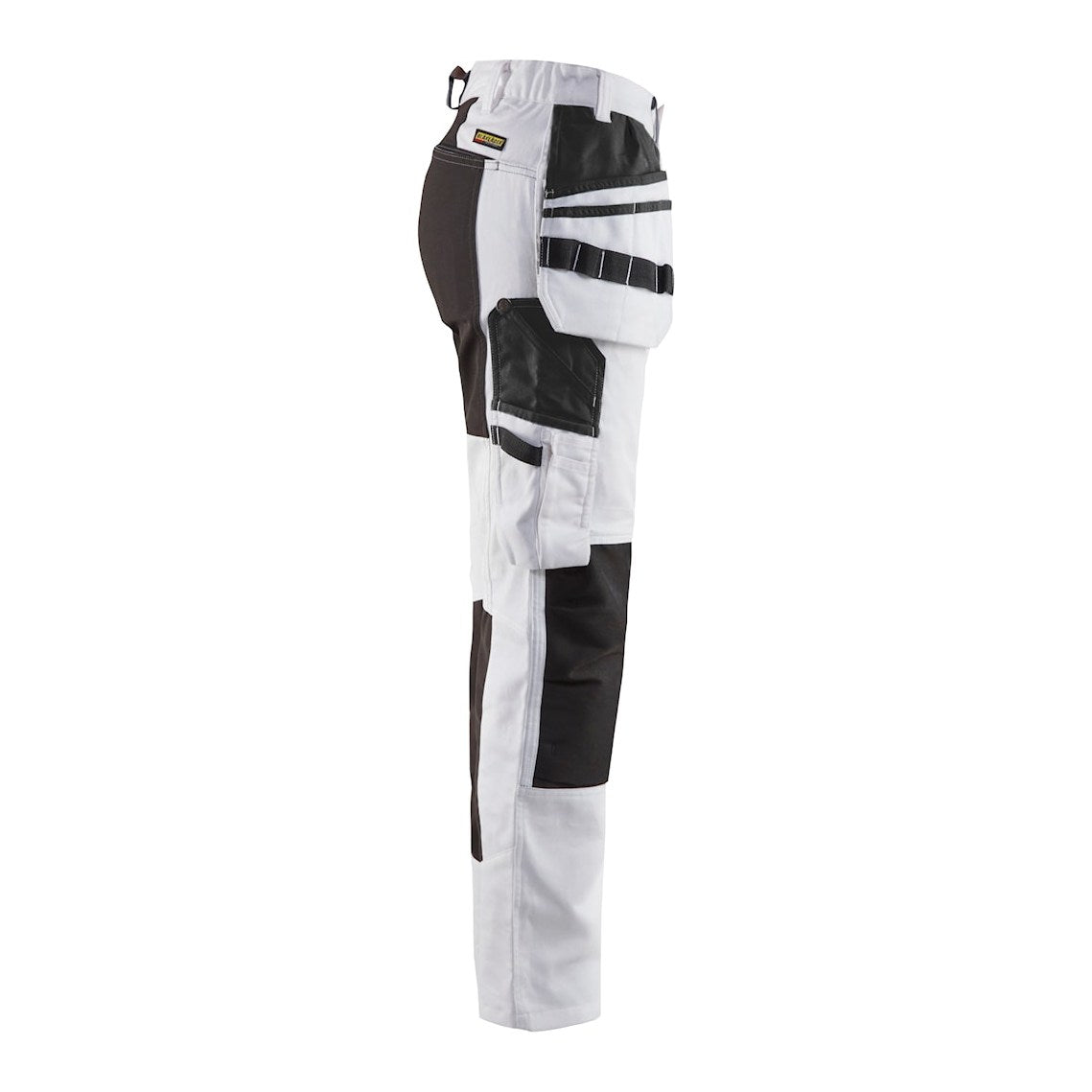 Blaklader Women's Painter Trousers with Stretch 7910 #colour_white-black