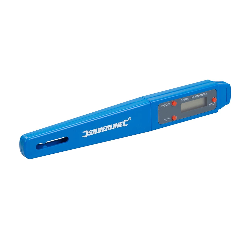 Silverline Pocket Digital Probe Thermometer