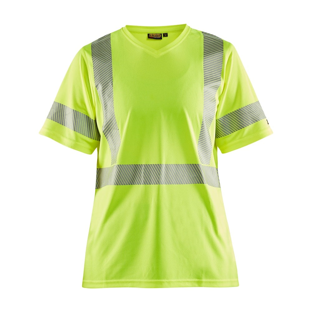 Blaklader Women's Hi-Vis T-Shirt 3336 #colour_hi-vis-yellow