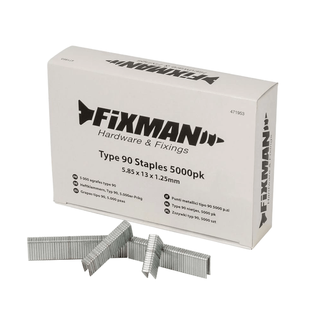 Fixman Type 90 Staples 5000Pk