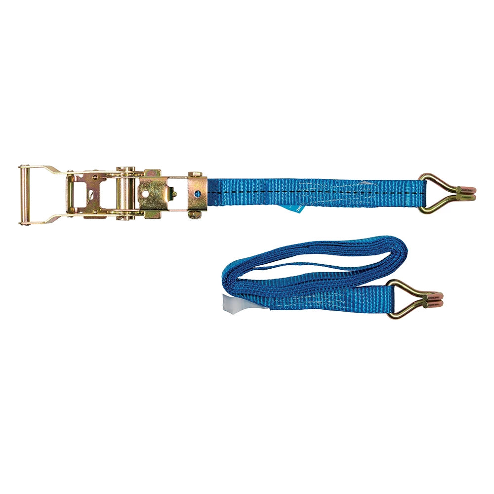 Silverline Ratchet Tie Down Strap J-Hook 4m x 30mm
