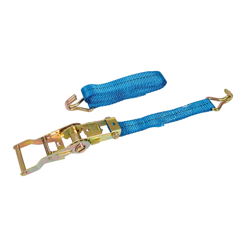 Silverline Ratchet Tie Down Strap J-Hook 3m x 27mm