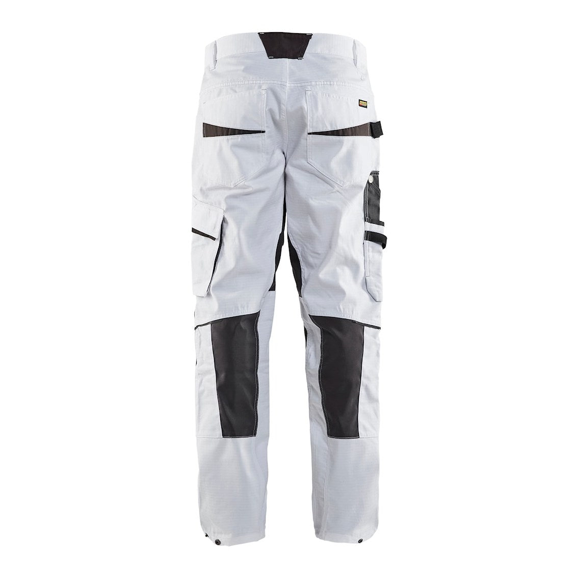 Blaklader Painters Trousers with Stretch 1095 #colour_white-dark-grey