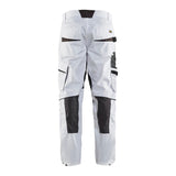 Blaklader Painters Trousers with Stretch 1095 #colour_white-dark-grey