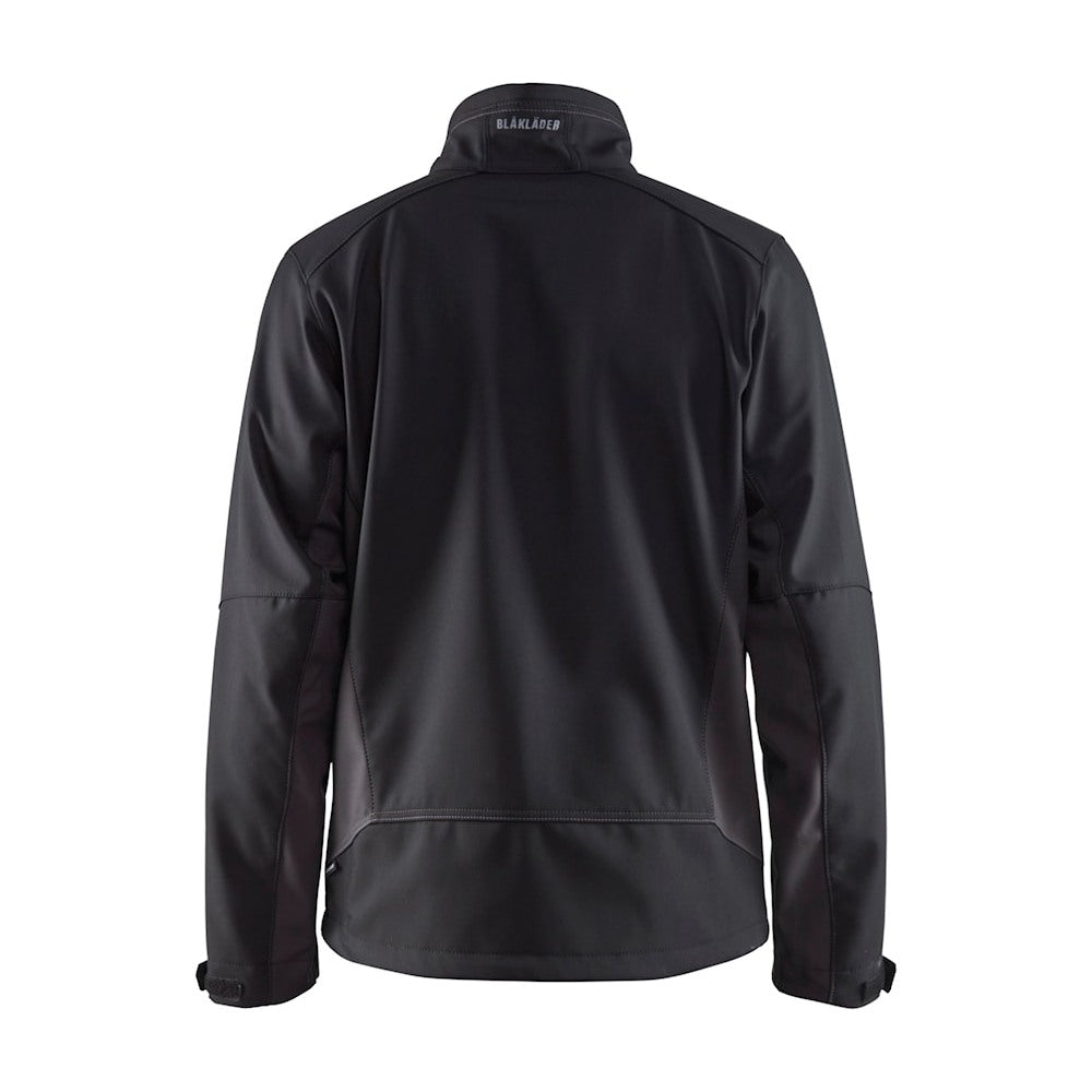 Blaklader Softshell Jacket 4950 #colour_black-dark-grey